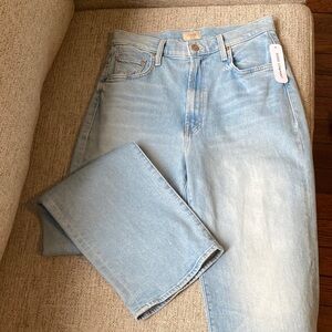 MOTHER Rambler Zip Flood in Cherie Cherie. Size 27. NWT